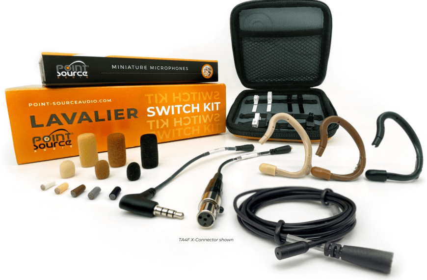 Nuevo Lavalier Switch Kit de Point Source Audio