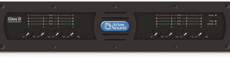 Amplificador de potencia de 8 canales AtlasIED HPA2408