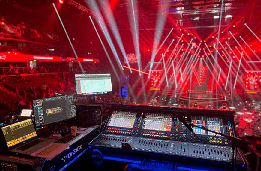 DiGiCo Quantum 338 en la Gran Final de La Voz Lituania