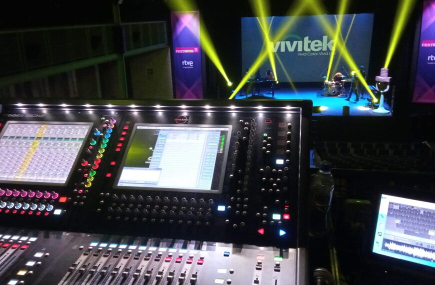 DiGiCo estuvo la Presentación de candidatos Benidorm Fest 2024