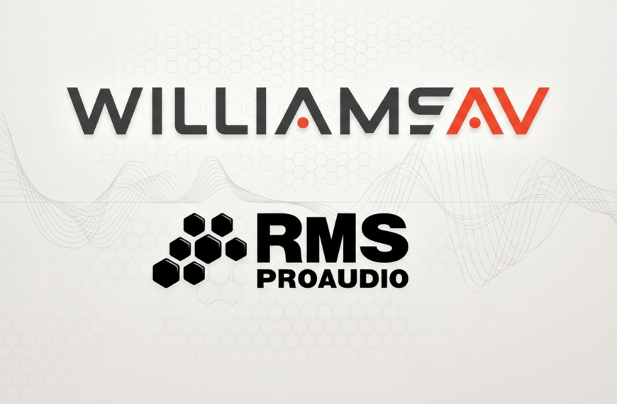 Williams AV se incorpora al catálogo de marcas distribuidas por RMS Proaudio y refuerza su apuesta por la accesibilidad sonora en España