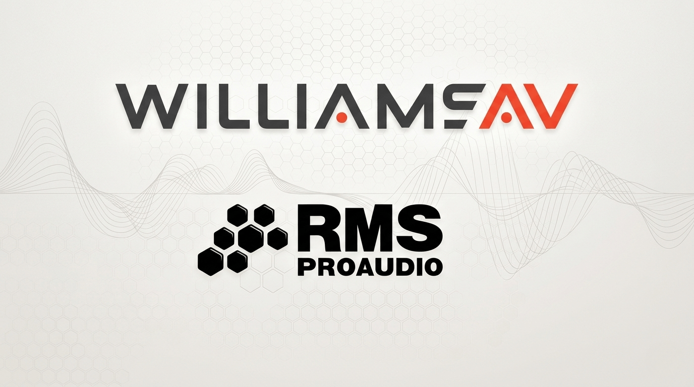 Williams AV se incorpora al catálogo de marcas distribuidas por RMS Proaudio y refuerza su apuesta por la accesibilidad sonora en España
