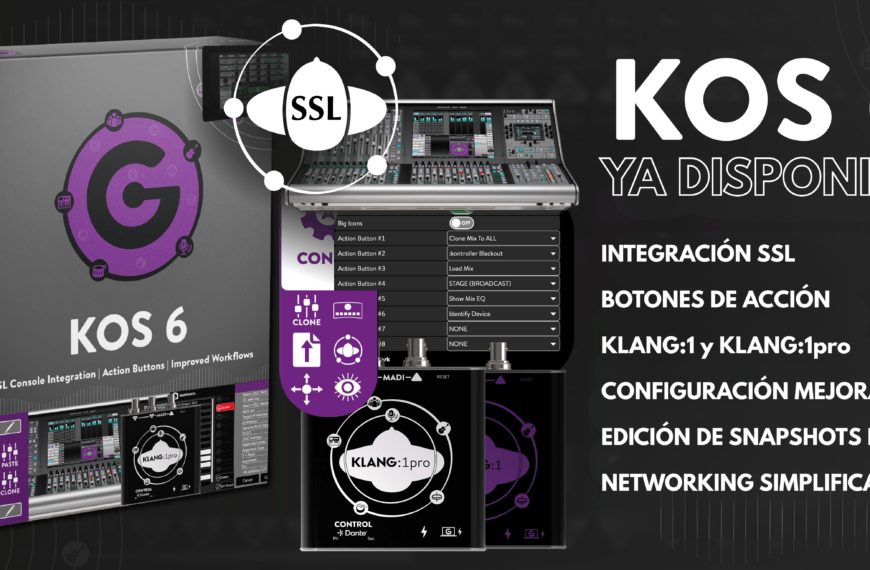 KLANG presenta KOS 6 con nuevas funciones de integración y control