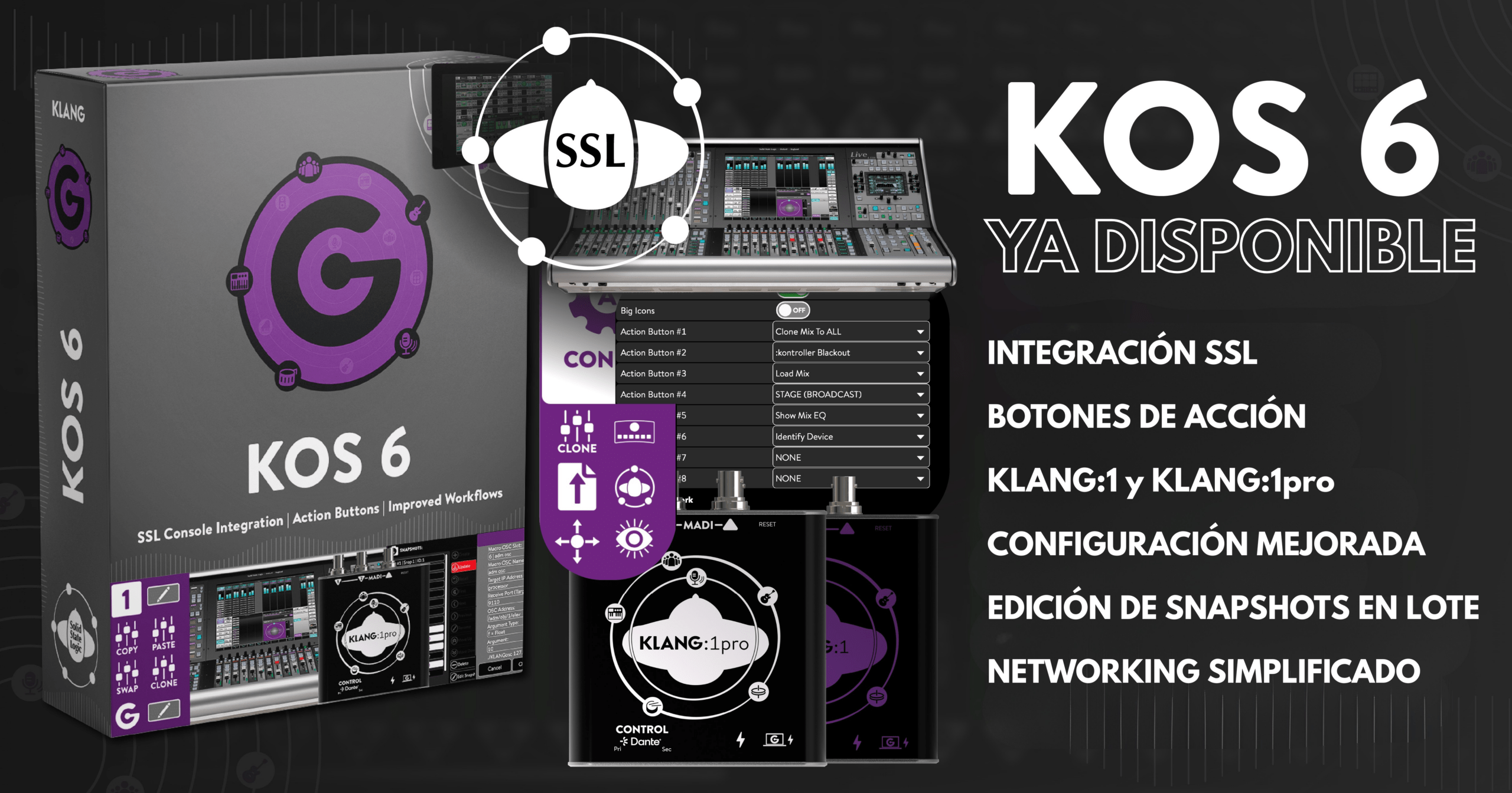KLANG presenta KOS 6 con nuevas funciones de integración y control