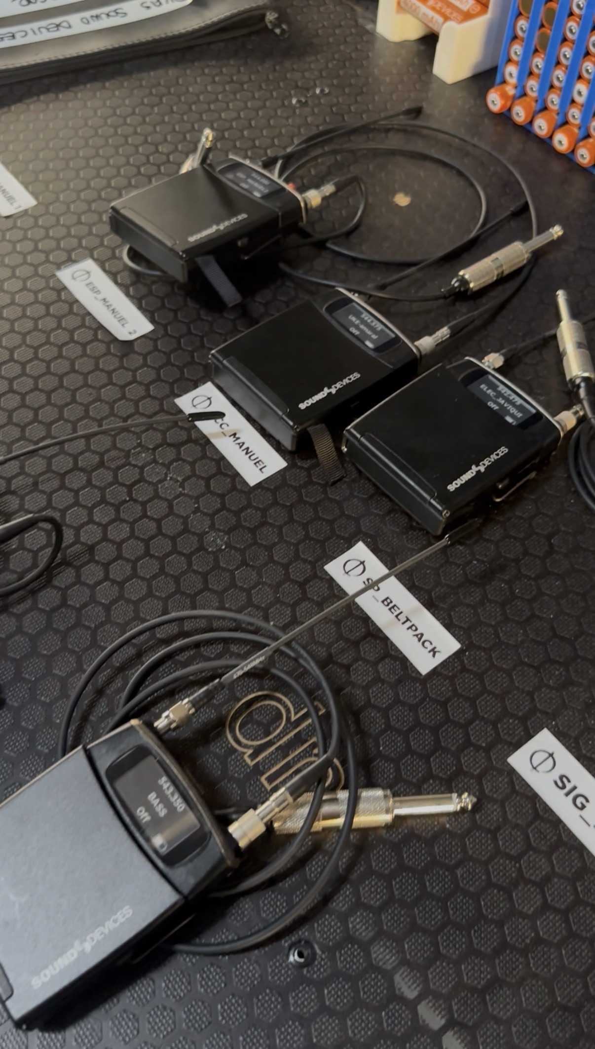 RF con un sistema Sound Devices Astral de 32 canales