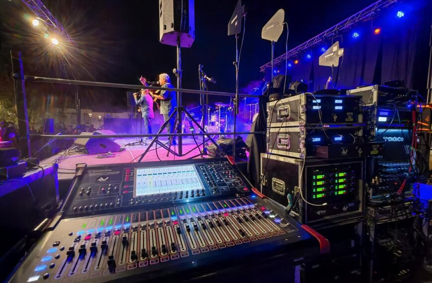 Neo Audiovisuales sonoriza el festival La Estación en Estación con consolas DiGiCo