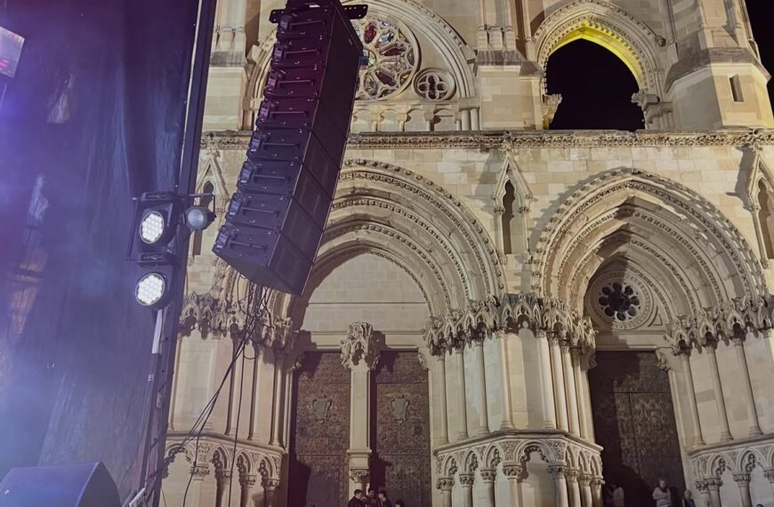 Eventos Ballesteros estrena su nuevo sistema TIGRA de Meyer Sound en las fiestas de San Mateo de Cuenca