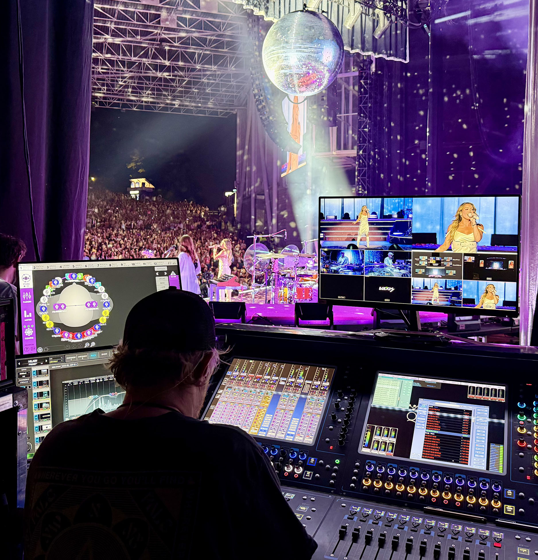 KLANG y DiGiCo Quantum338, claves en las mezclas de monitores de la gira de Hilary Duff